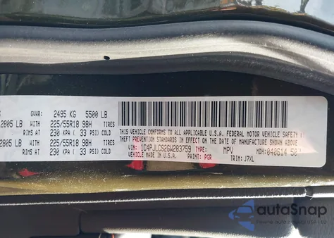 2016 Jeep Cherokee 75Th Anniversary z USA, uszkodzony, nr VIN 1C4PJLCS2GW283759